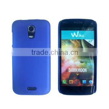 for wiko darkmoon high quality blue rubber painting case factory price
