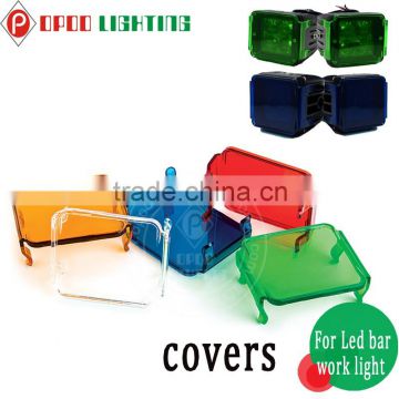 Quality Black Red Amber Green Blue 3inch Cube Pod led work light cover