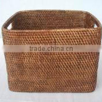 laundry basket with insert handle handicraft Vietnam