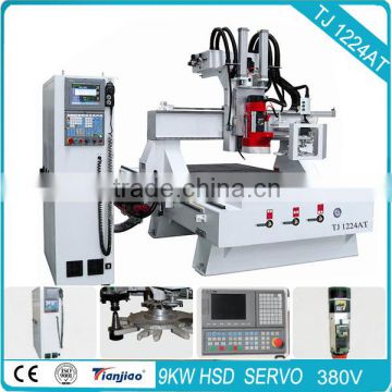 automatic 3d wood carving hsd spindle wood cnc router