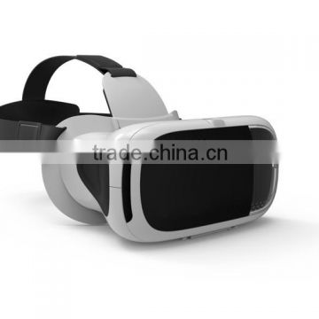 factory wholesale price the newest version 3D VR headset Virtual reality glasses , VR case ,VR BOX with touch key button