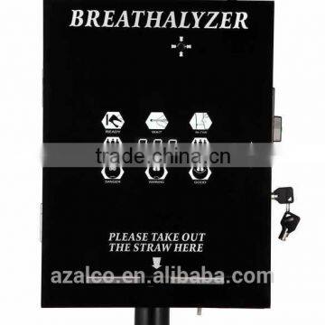 High acceptance rate wall mount alcohol breathalyzer vending machine