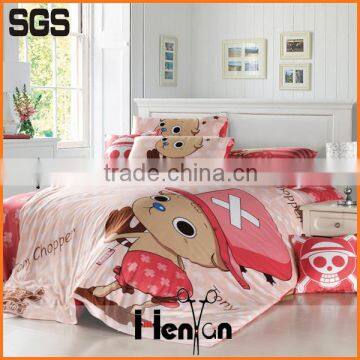 custom print 3D cotton hospital bed sheet blanket