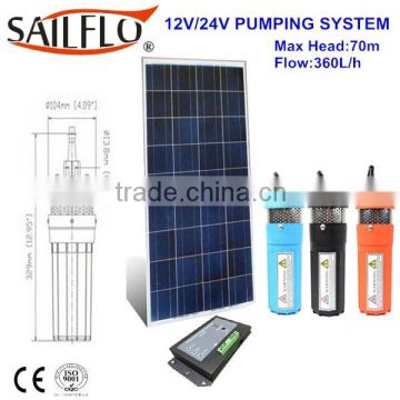 Sailflo 12v 100-115PSI 6LPM mini solar aquarium pump / dc solar pump for pool and agriculture