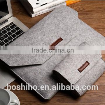 Boshiho high Quality Felt Sleeve Carrying bag Ultrabook Laptop bag for Apple Macbook Pro