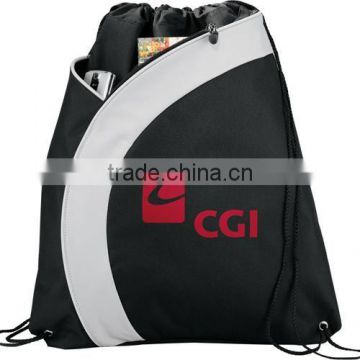 2016 Newest hot selling vinyl drawstring bags , promotion gift , backpack
