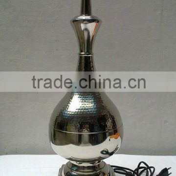 Metal Table Lamp with silver Finish