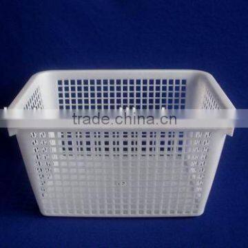 white durable plastic fruit baskets