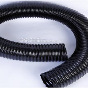 Black TPU steel wire telescopic ventilating pipe