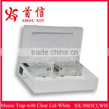 Eco friendly mousetrap with white powder coating SX-5003CLWH