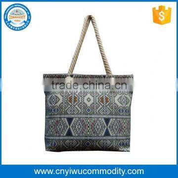 100% natural printed calico canvas shopping tote cotton bag