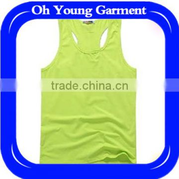 WHOLESALE BLANK COTTON TANK TOPS NEON GREEEN FASHION DESIGN TANK TOPS MEN SPECIAL TOP QUALITY COOL VESTS