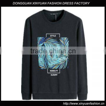 Hot Sale Mens Fashion Crewneck Long Sleeve Sweatshirts Custom Casual Printed Pullover Sweatshirts for Men