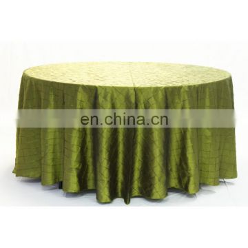 restaurant easter olive green pintuck fabric tablecloth