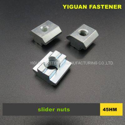 4545 zinc plated slider nuts