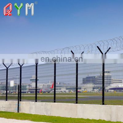 High Safety Airport Steel Fence Razor Wire Prison Fence