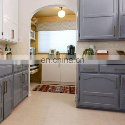 New Model Design Modular Customized Kitchen Cabinets Solid Wood