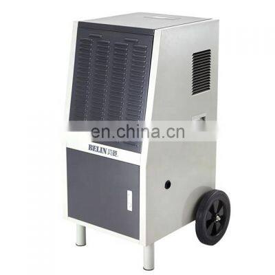 BELIN 158 PINT flood restoration building dryer with big wheel and hand push cheap price dehumidifier