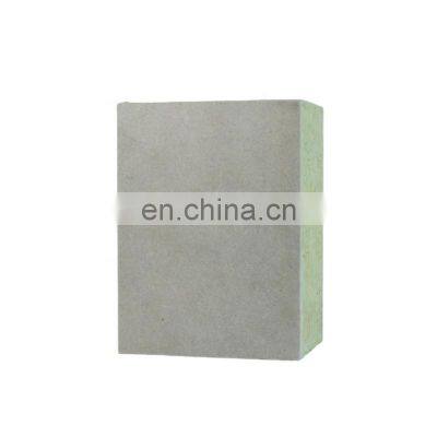 0.6*50mm clean room rock composite noise absorbing wall cladding core acoustic polyurethane Rock wool composite sandwich panel