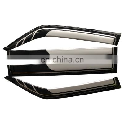 Two Tone Color Tape-on Extra Durable Rain Guards Window Deflectors Vent Window Visors For Mitsubishi