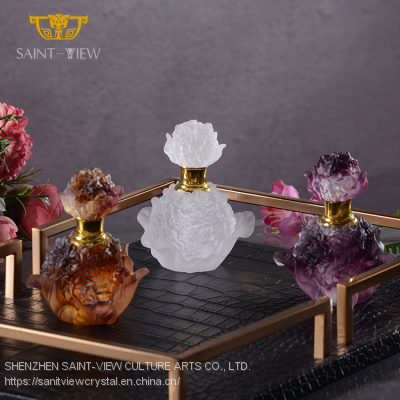 SAINT-VIEW Factory Wholesale Handmade High-Grade Skin Care Decor Roll On Essential Oil Perfume Bottle Set