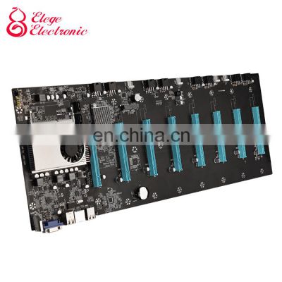 Hot selling S37 motherboard Cpu set 8 graphics card slot ddr3 memory integrated VGA interface low power motherboard
