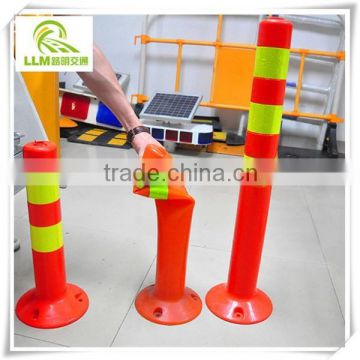 Wholesale elastic TPU reflective traffic warning column