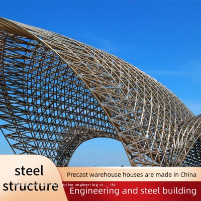 Modular Prefabricated Portable Steel Frame Structure Building Industrial Warehouse Shed Steel Structures