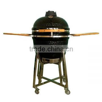 high quality barbecue charcoal grill with stainless steel trolley