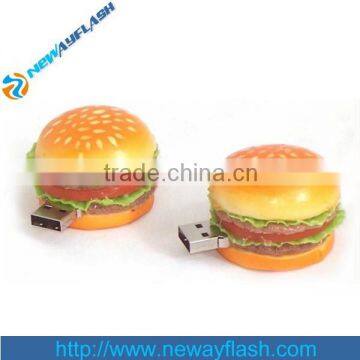 Direct buy China cheap humburger shape usb flash driver