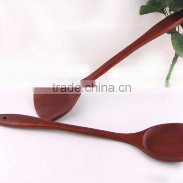 eco-friendly high quality long handle wooden spatulas