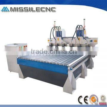 Chinese pvc mdf cnc cutting machine with high speed spindle