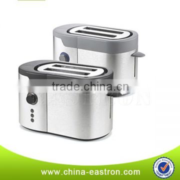 Two slice stainless steel pop up toaster