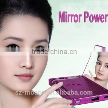 Luxury ultra thin mirror power bank 4500mah Alibaba China