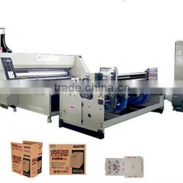 Automatic corrugated paperboard flexo ink printing die cutter machine