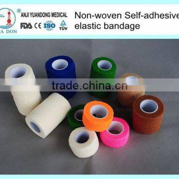 YD70044 breathable Non-woven Self-adhesive elastic bandage for travel
