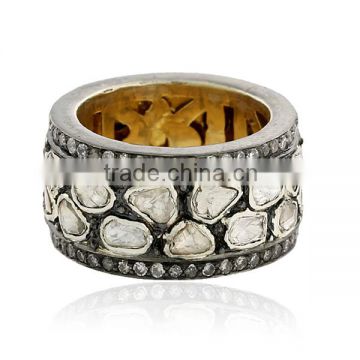 14K Gold Band Ring Jewelry, Rose Cut Diamond Ring Jewelry, Victorian Ring Jewelry, Diamond Jewelry, Vintage Ring Jewelry