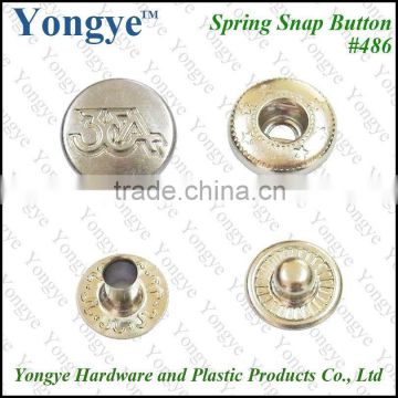eco_friendly metal Brass snap button for jacket