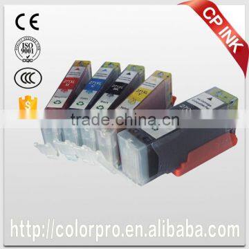 High quality for canon PGI 270 CLI 271 edible ink cartridge for canon PIXMA MG7720/ MG5721