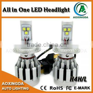 2014 the best quality H4 All in one LED headlight 6000LM