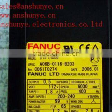 FANUC Servo Motor A06B-0116-B203 ,Second Hand Looks Like "new" Tested Working