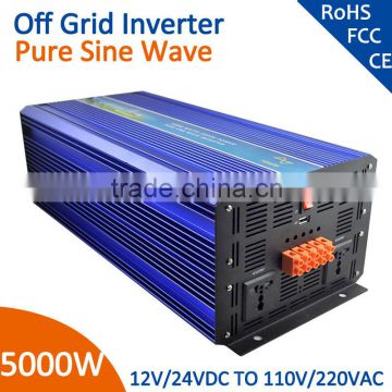 on grid 12v 220v solar inverter 5000w 6000w 8000w for solar planel