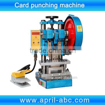 Electric one card pvc card punching machine
