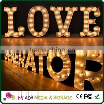 party lights Acrylic Led Letters