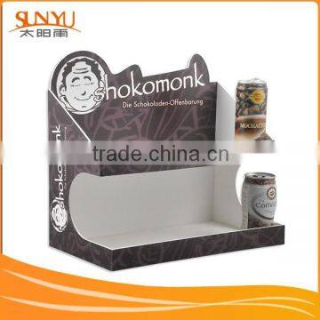 Custom-made 2 tier acrylic beverage cans display. high quality acrylic display for coffee can