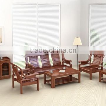 Solid wooden furniture designs sofa set