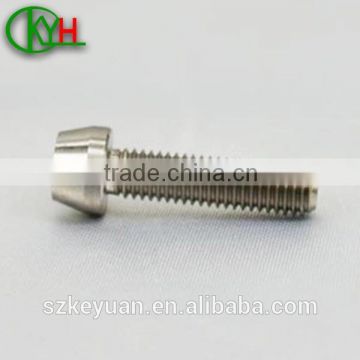 High precision aluminum taper screw for industry