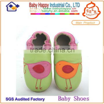 wholesale china shenzhen glory funny soft newborn baby leather shoes
