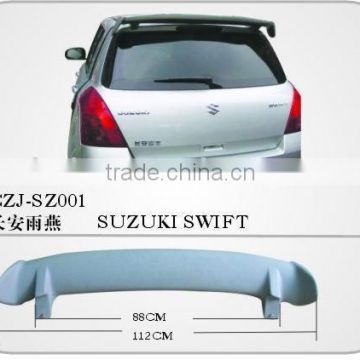 Abs rear spoiler for SUZUKI SWIFT