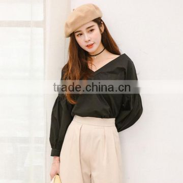 Hot Sale Women Casual Blouse Designs With Casual Style